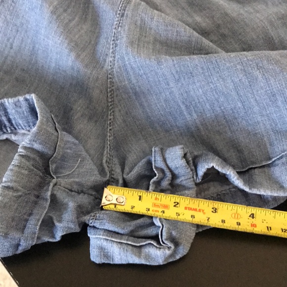 Hollister Chambray Short Overall | Lightweight Overall Shorts - Picture 12 of 12